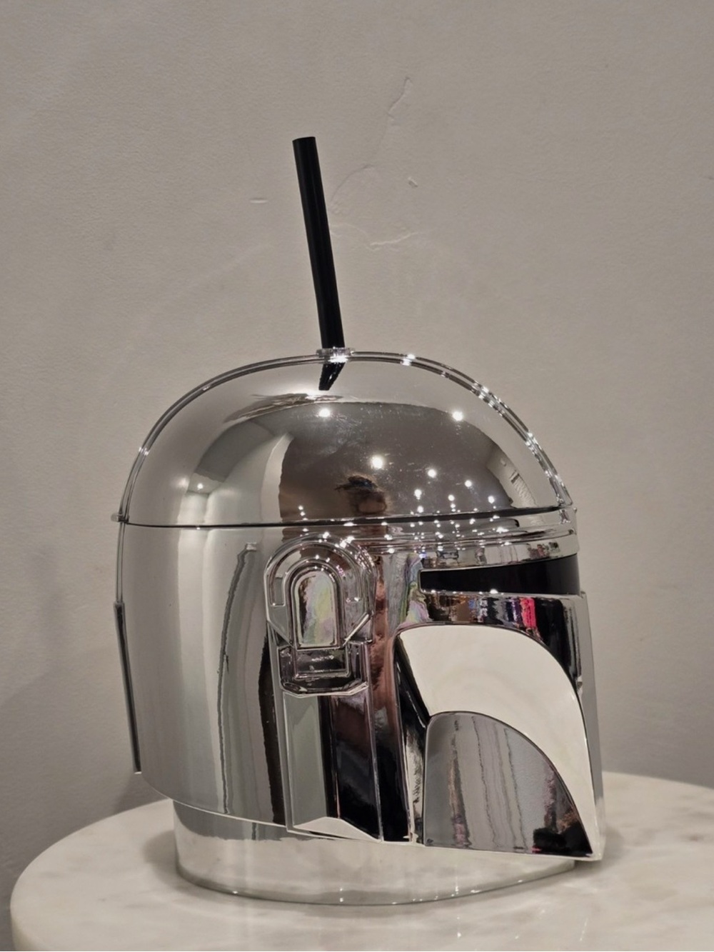 Star Wars Mandalorian Grogu Popcorn Bucket + Helmet Cup! Cinemark NWT IN HAND! - Picture 9 of 15